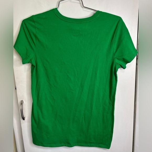Victorias Secret Pink Green Logo Tee - Picture 3 of 3